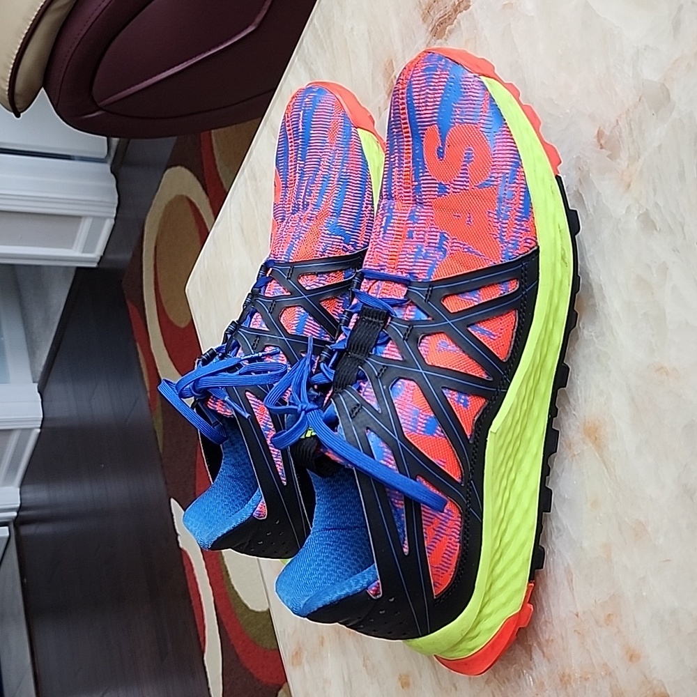 Adidas Men's Vigor Bounce Trail Runner Blue/Black/Slime